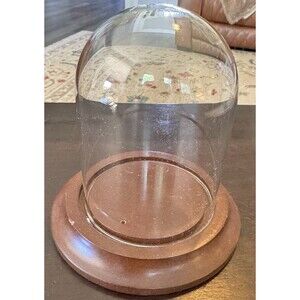 Glass Dome Display made in Taiwan for Bard’s Vintage Home decor glass display